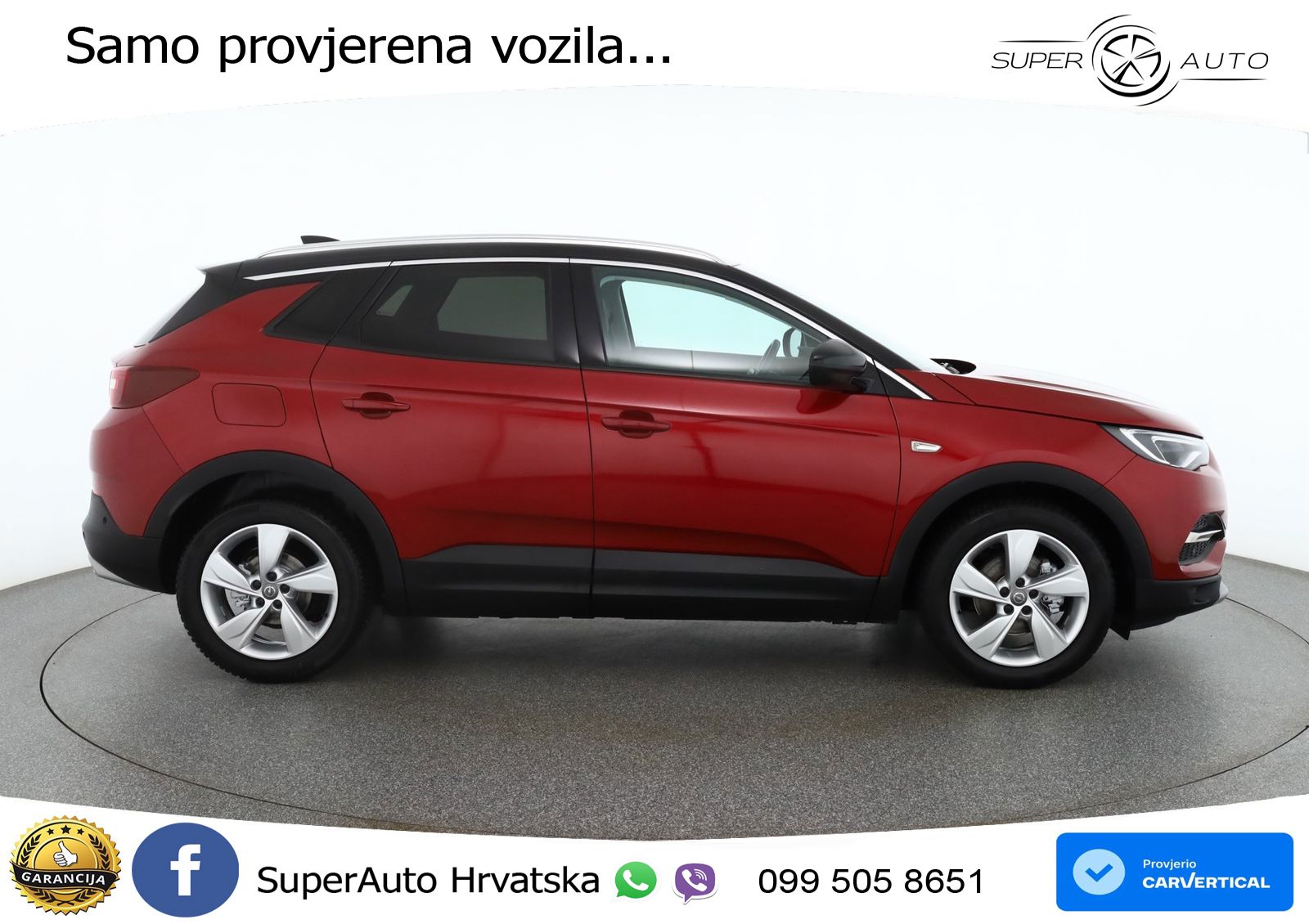 Opel Grandland X 1.2 Turbo (130 KS) Ultimate LED+GR SJED+ACC