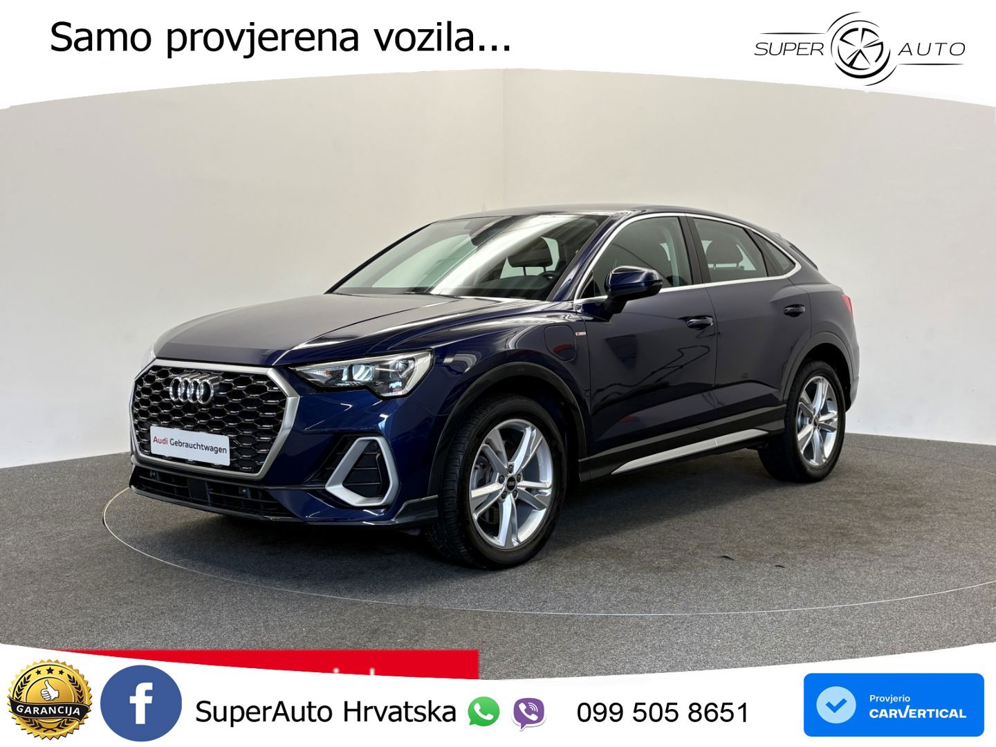 Audi Q3 Sportback 45 TFSIe (245 KS) S tronic LED+GR SJED+ACC