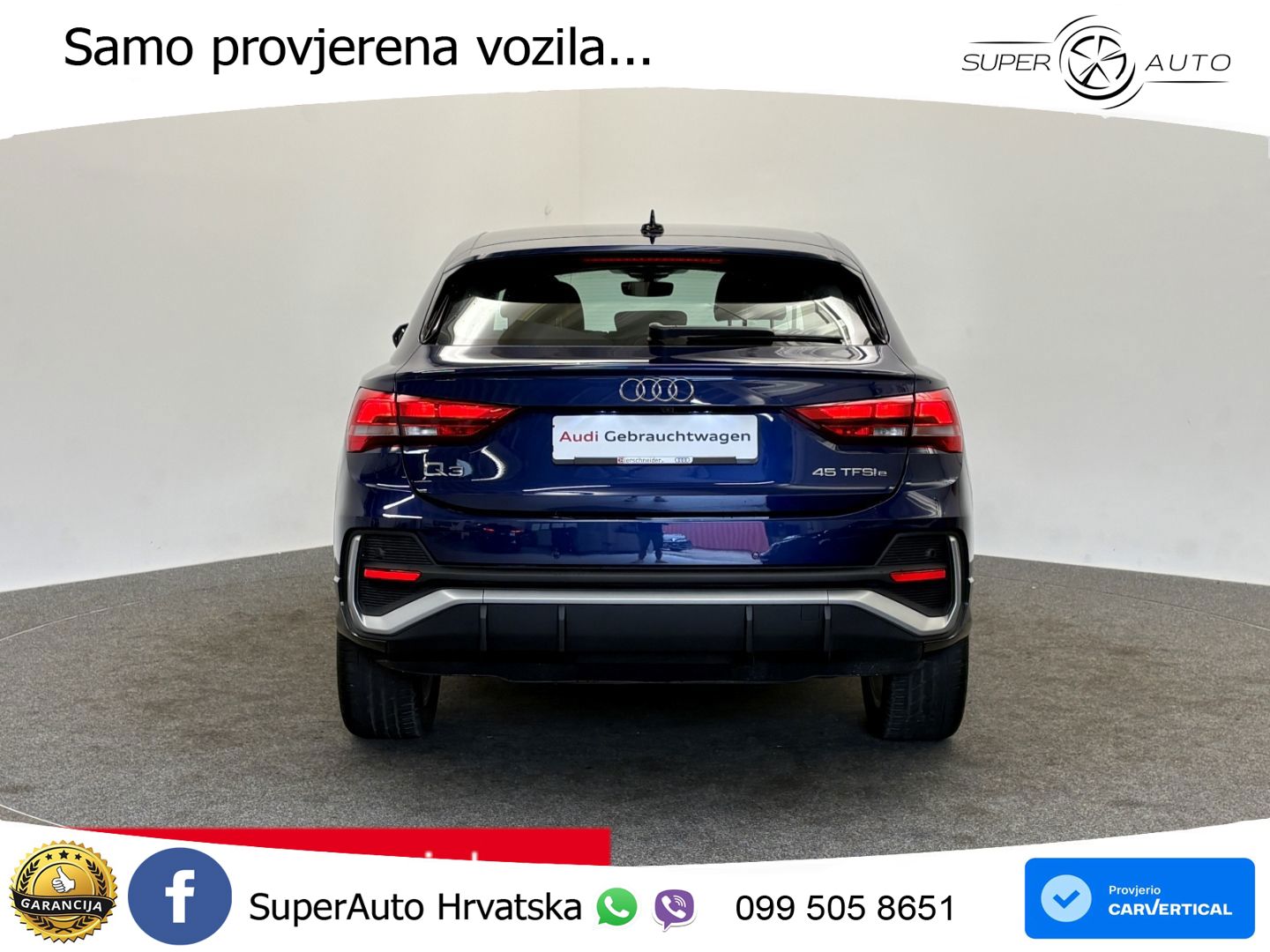 Audi Q3 Sportback 45 TFSIe (245 KS) S tronic LED+GR SJED+ACC