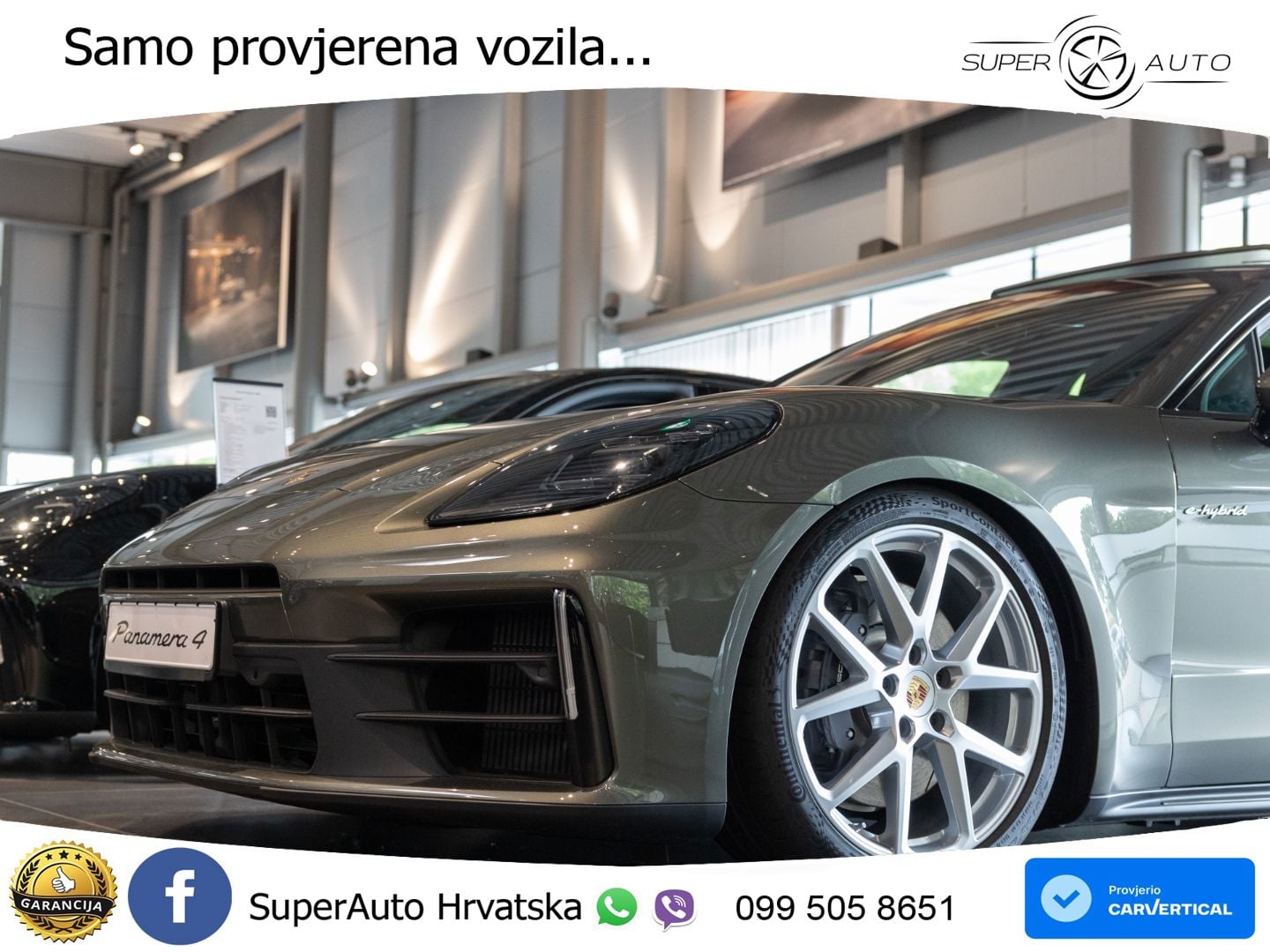 Porsche Panamera 4 2.9 V6 (470 KS) E-Hybrid PDK LED+GR SJED+ACC