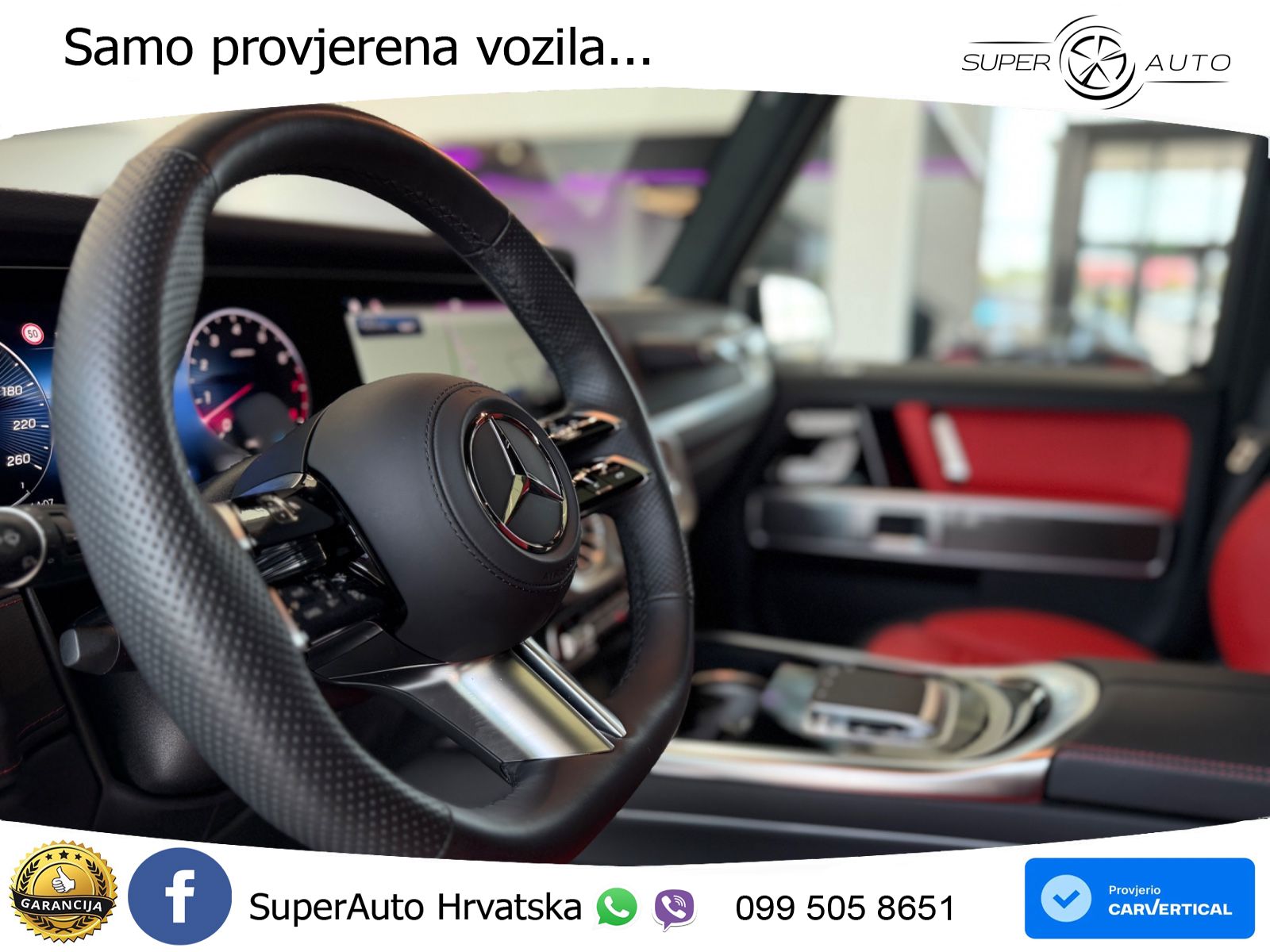 Mercedes G 500 Long (449 KS) 4MATIC 9G-TRONIC Exclusive LED+GR SJED+ACC