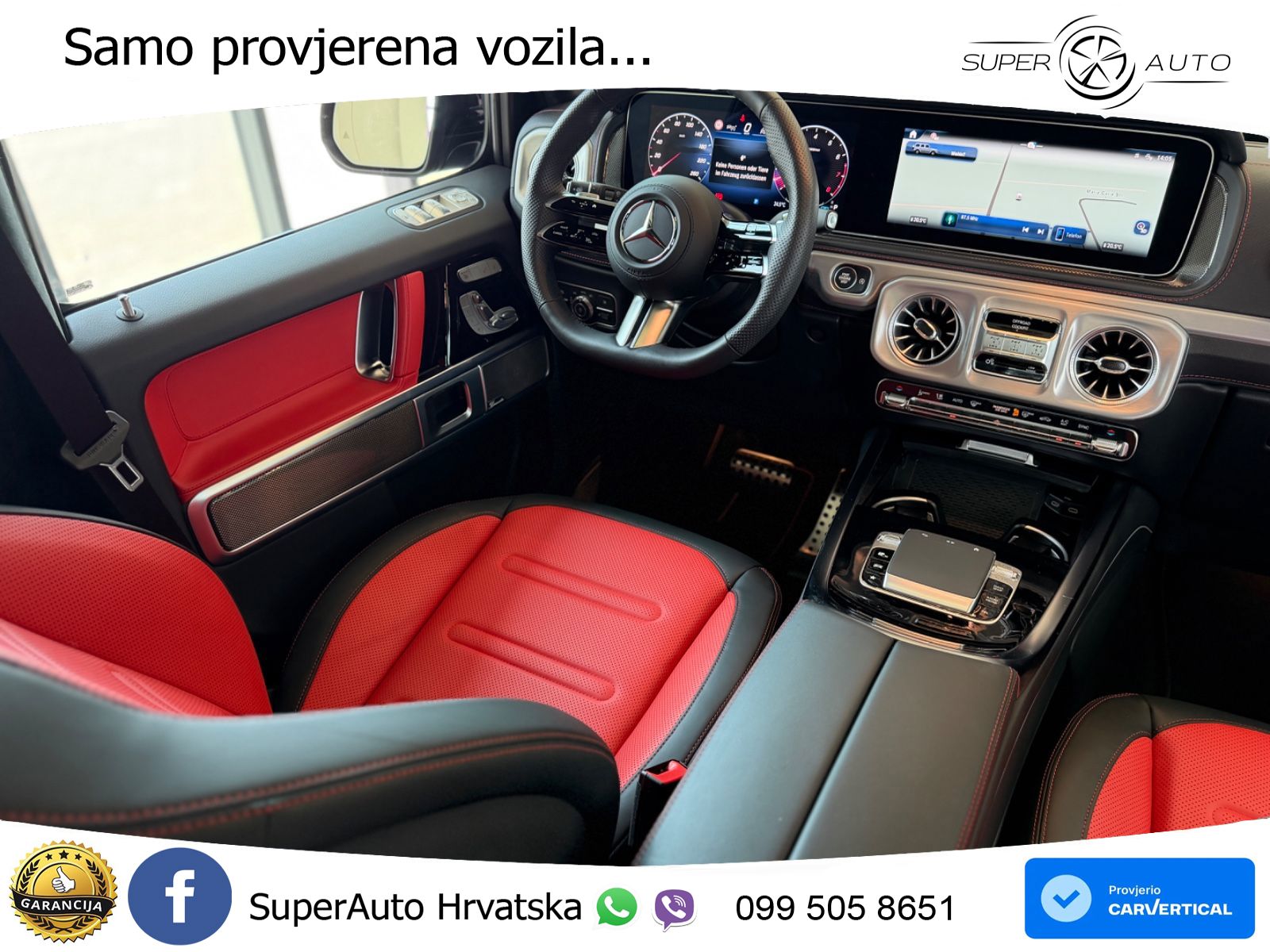 Mercedes G 500 Long (449 KS) 4MATIC 9G-TRONIC Exclusive LED+GR SJED+ACC