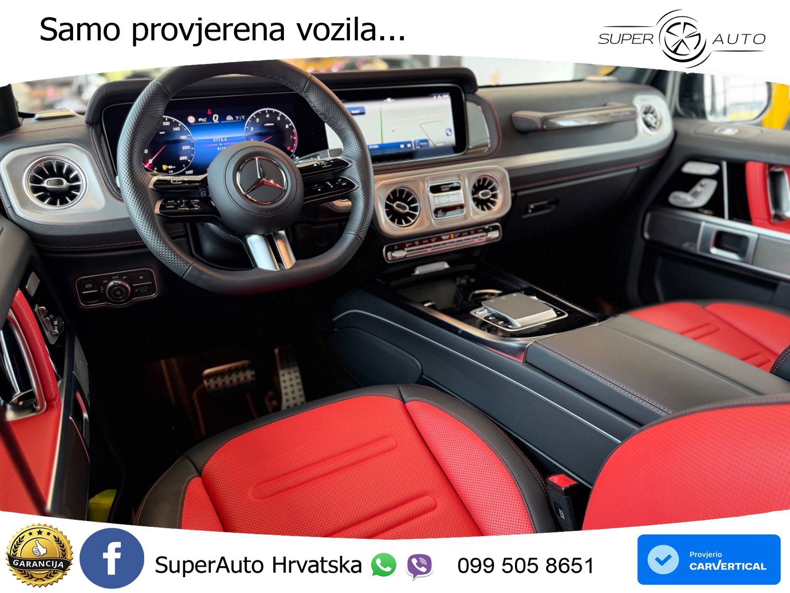 Mercedes G 500 Long (449 KS) 4MATIC 9G-TRONIC Exclusive LED+GR SJED+ACC