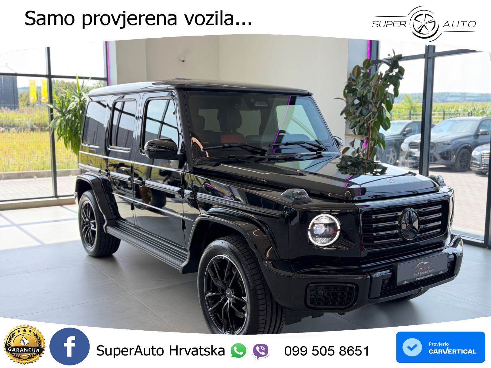 Mercedes G 500 Long (449 KS) 4MATIC 9G-TRONIC Exclusive LED+GR SJED+ACC