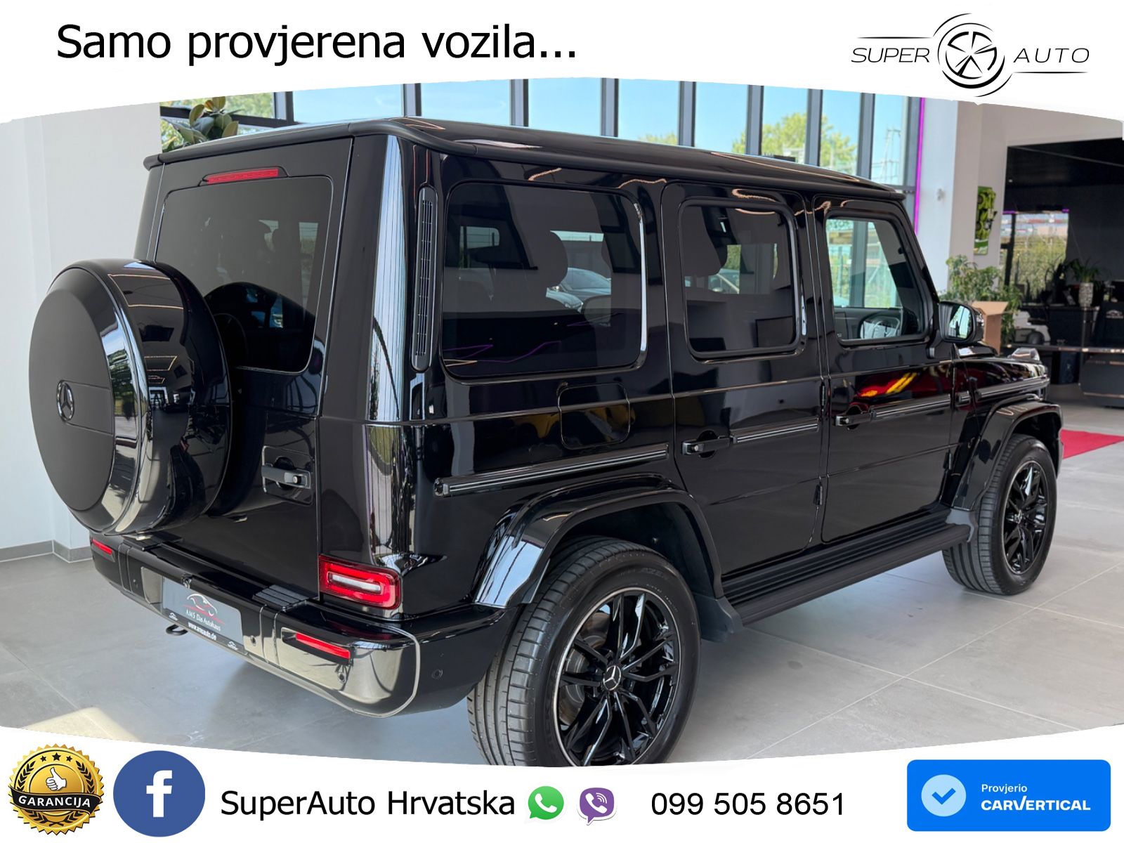 Mercedes G 500 Long (449 KS) 4MATIC 9G-TRONIC Exclusive LED+GR SJED+ACC
