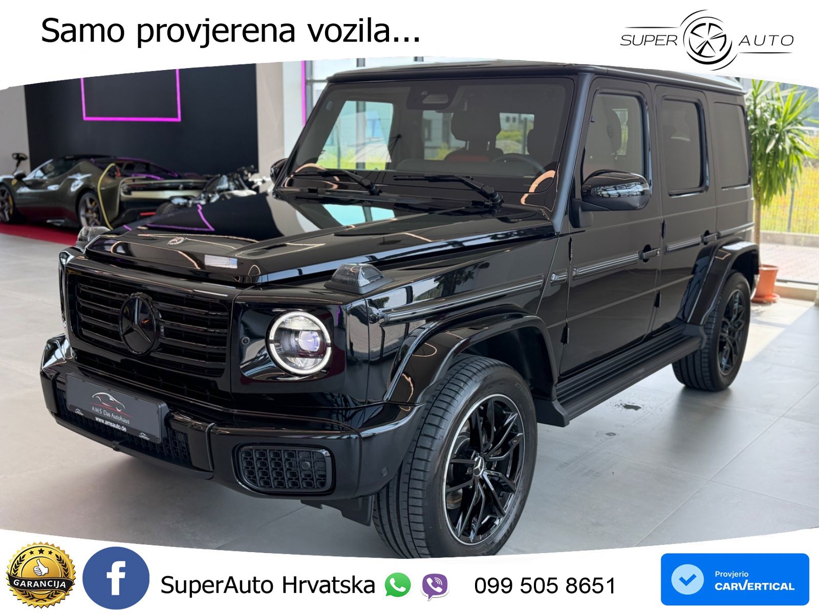 Mercedes G 500 Long (449 KS) 4MATIC 9G-TRONIC Exclusive LED+GR SJED+ACC