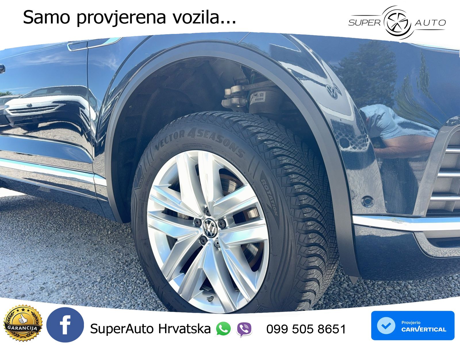 Volkswagen Touareg 3.0 V6 TDI (231 KS) 4MOTION Tiptronic ZRAČNI+ACC+4xGR SJED+KAM