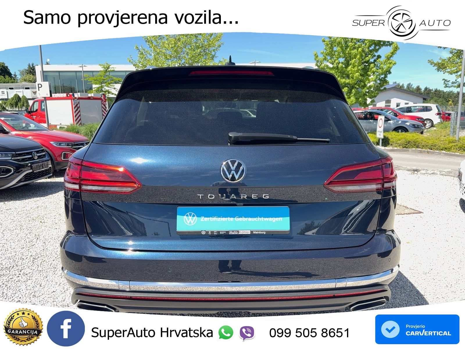 Volkswagen Touareg 3.0 V6 TDI (231 KS) 4MOTION Tiptronic ZRAČNI+ACC+4xGR SJED+KAM