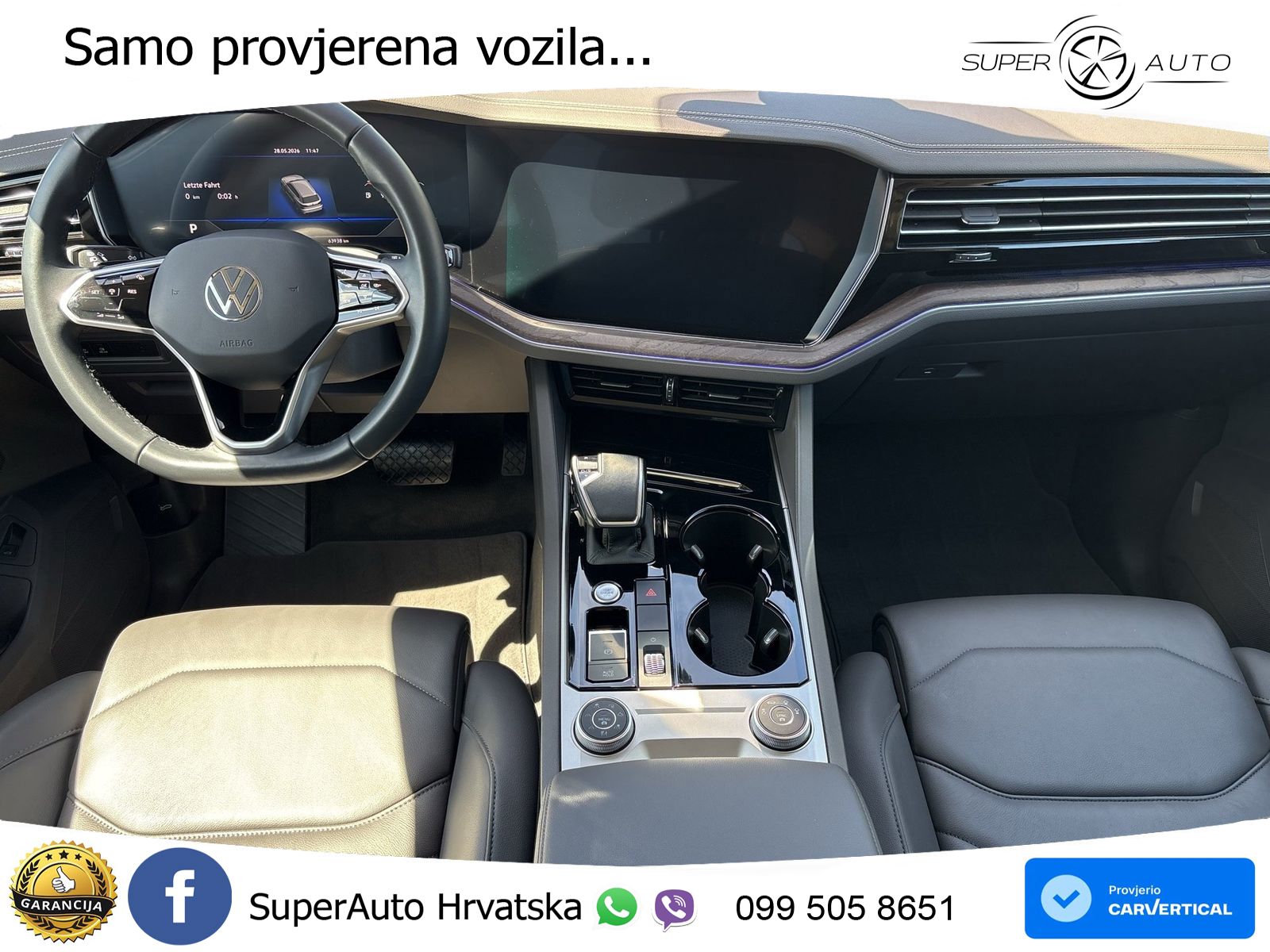 Volkswagen Touareg 3.0 V6 TDI (231 KS) 4MOTION Tiptronic ZRAČNI+ACC+4xGR SJED+KAM
