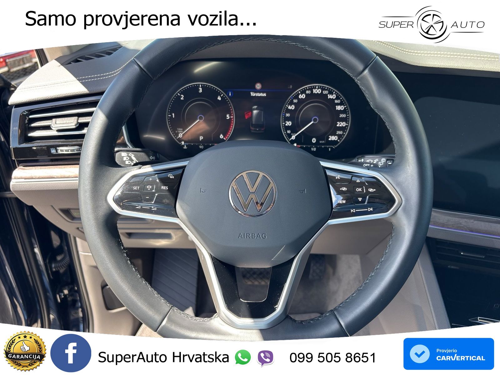 Volkswagen Touareg 3.0 V6 TDI (231 KS) 4MOTION Tiptronic ZRAČNI+ACC+4xGR SJED+KAM