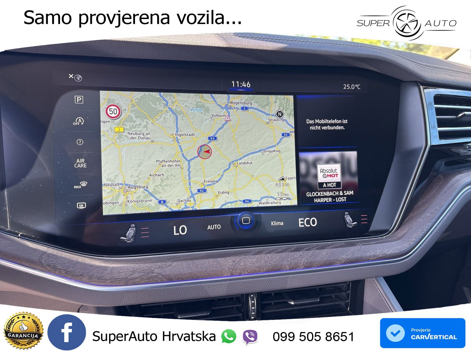 Volkswagen Touareg 3.0 V6 TDI (231 KS) 4MOTION Tiptronic ZRAČNI+ACC+4xGR SJED+KAM