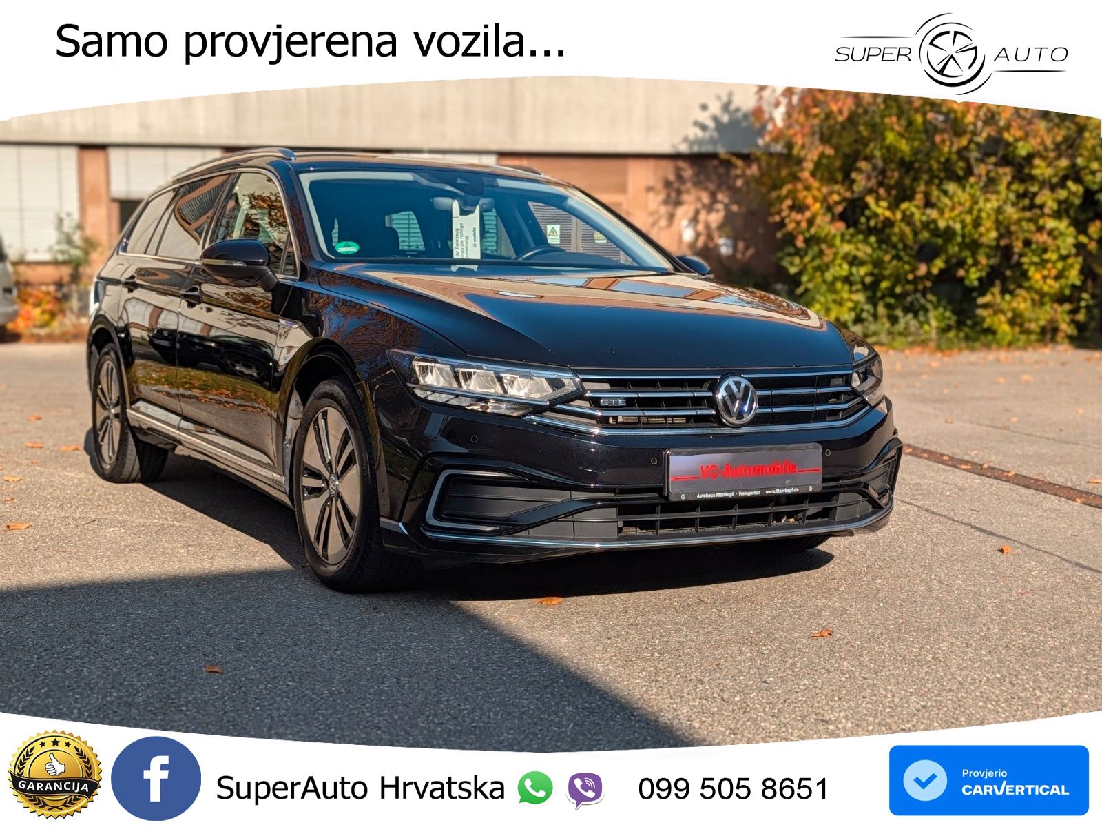 Volkswagen Passat Variant GTE 1.4 TSI (218 KS) DSG LED+GR SJED+ACC