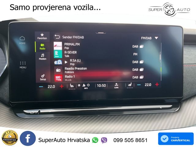 Škoda Octavia Combi RS 2.0 TDI (200 KS) DSG LED+GR SJED+ACC