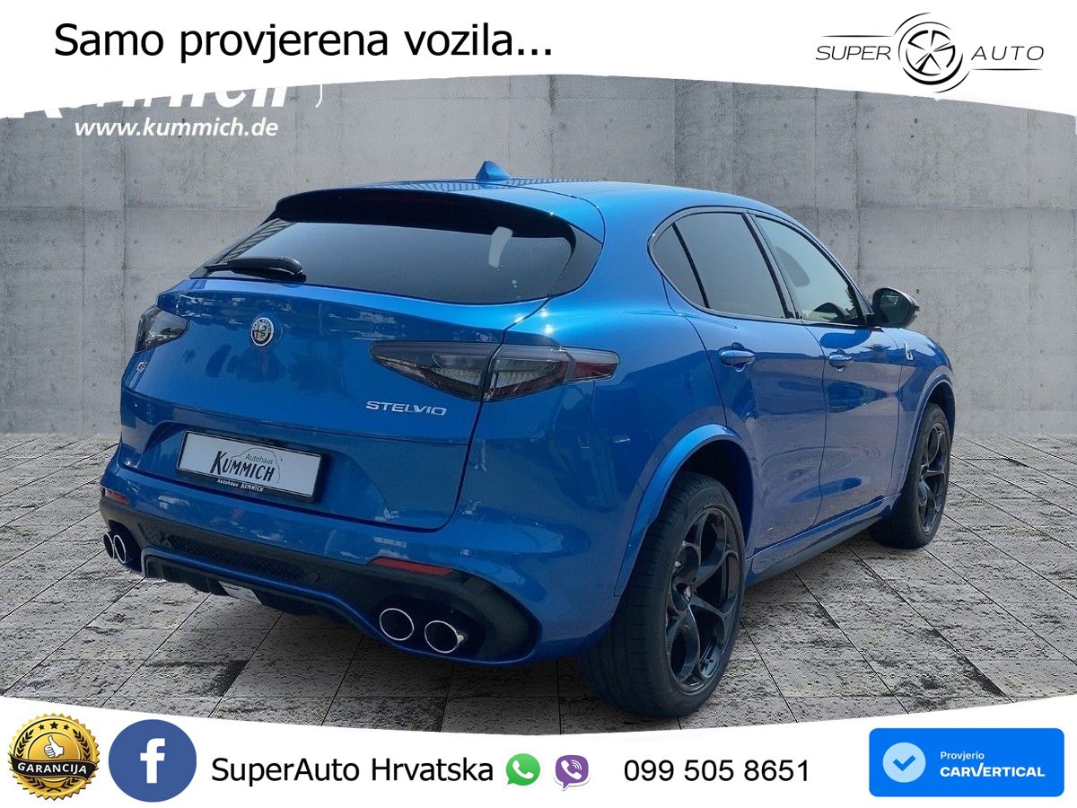Alfa Romeo Stelvio Quadrifoglio 2.9 V6 Bi-Turbo (520 KS) Q4 Automatic LED+GR SJED+ACC