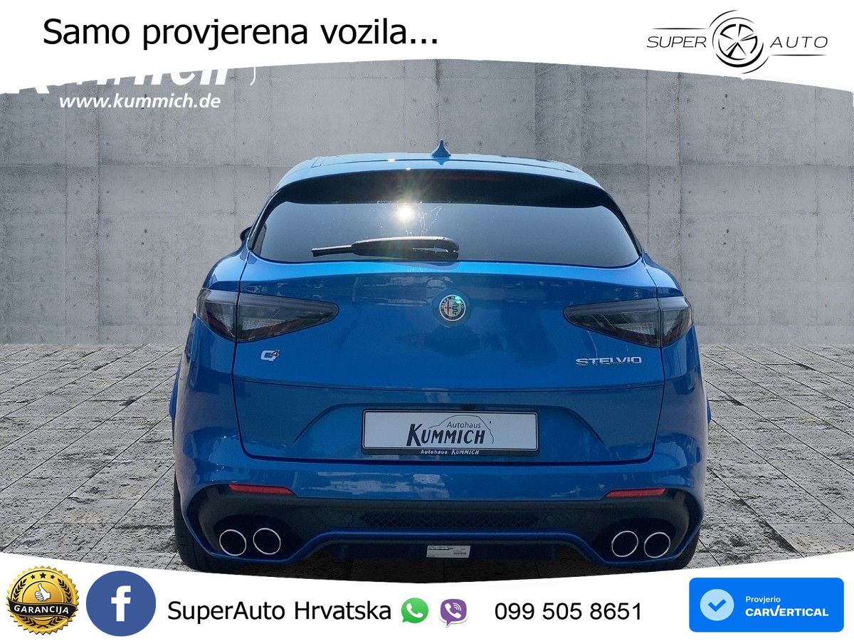 Alfa Romeo Stelvio Quadrifoglio 2.9 V6 Bi-Turbo (520 KS) Q4 Automatic LED+GR SJED+ACC