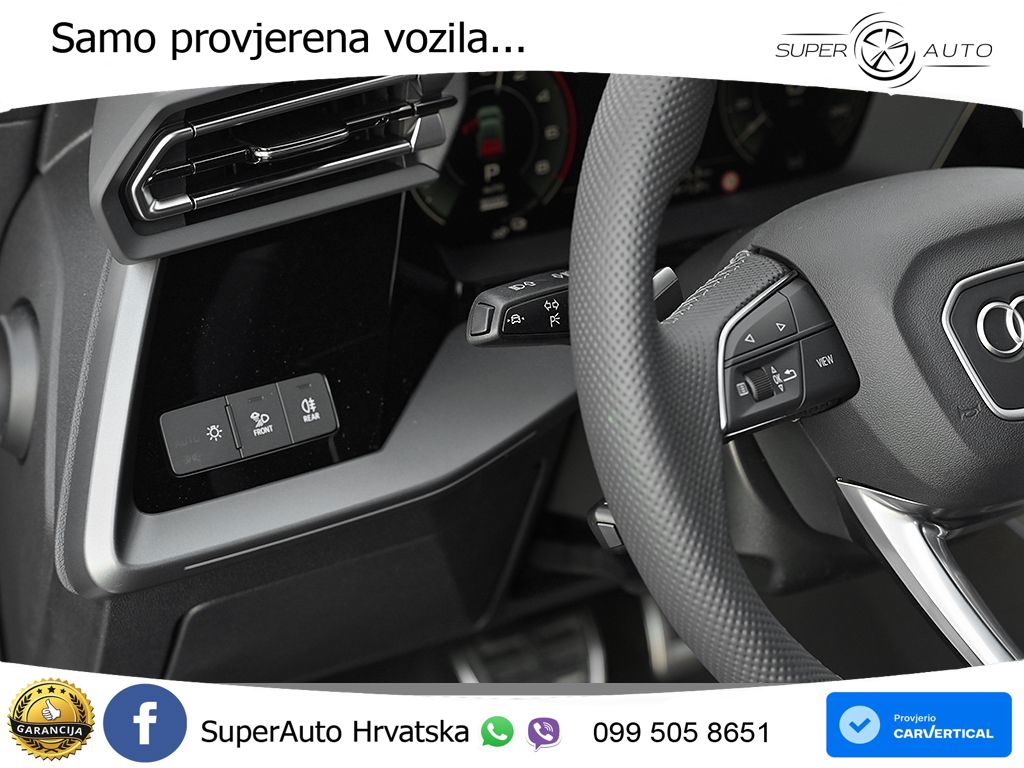 Audi A3 Sportback 40 TFSI e (204 KS) Plug-in Hybrid S tronic S line LED+GR SJED+ACC