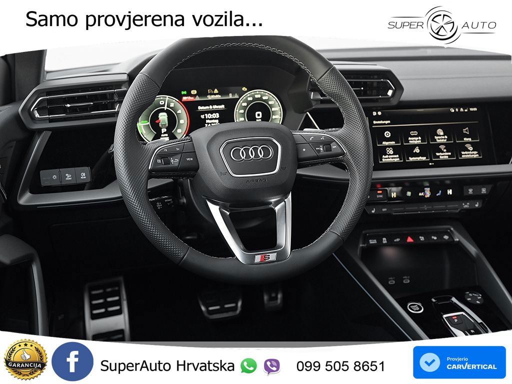 Audi A3 Sportback 40 TFSI e (204 KS) Plug-in Hybrid S tronic S line LED+GR SJED+ACC