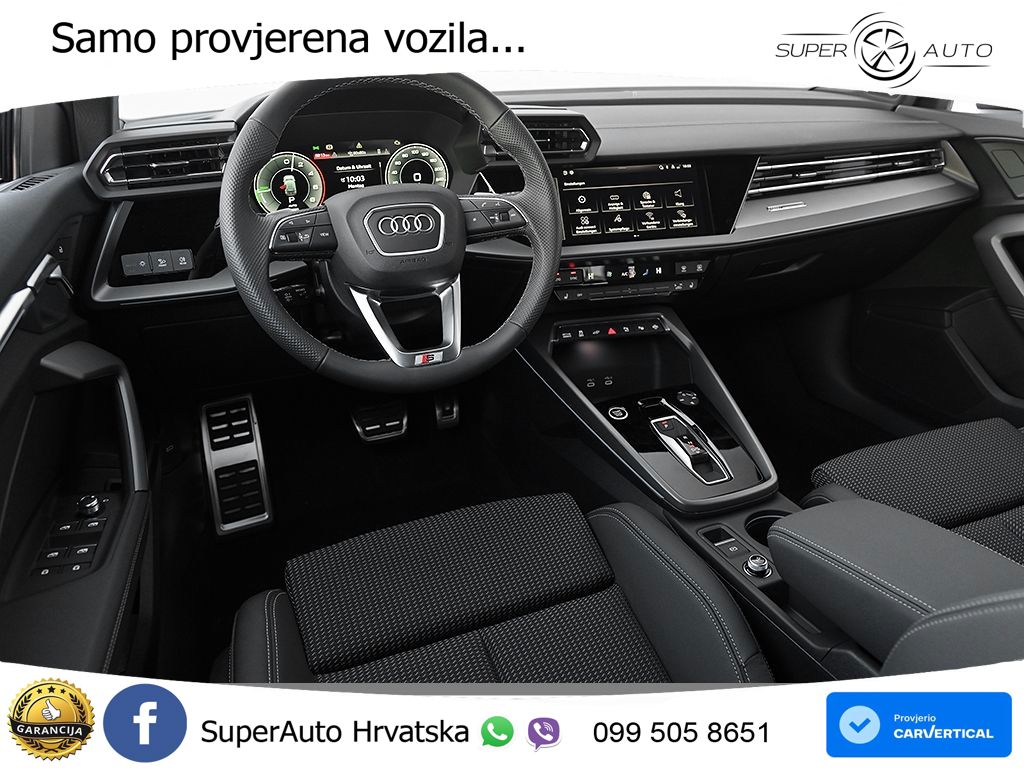 Audi A3 Sportback 40 TFSI e (204 KS) Plug-in Hybrid S tronic S line LED+GR SJED+ACC