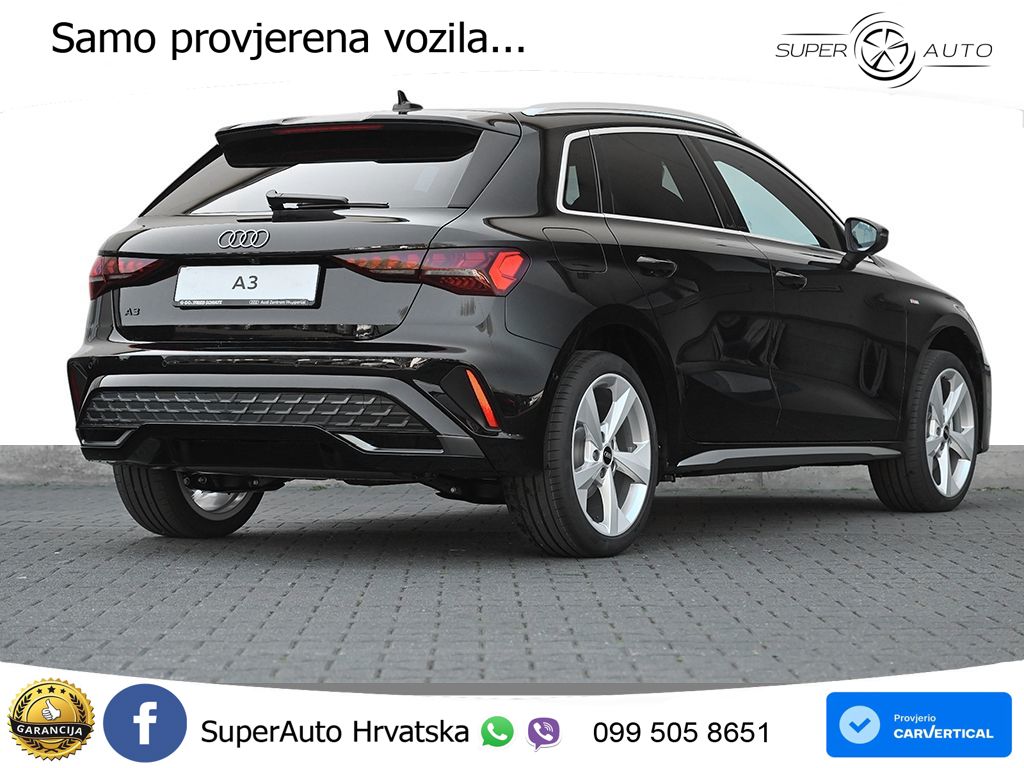 Audi A3 Sportback 40 TFSI e (204 KS) Plug-in Hybrid S tronic S line LED+GR SJED+ACC