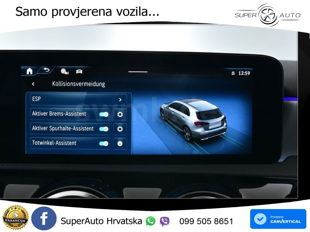 Mercedes-Benz A 180 7G-DCT AMG LED+GR SJED+ACC