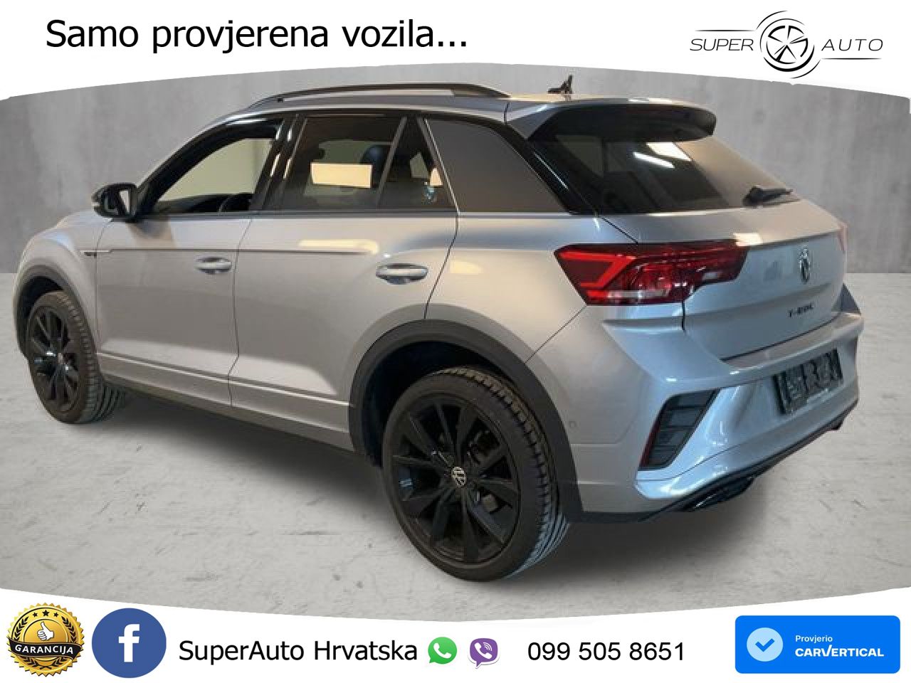 Volkswagen T-Roc 1.5 TSI (150 KS) DSG R-Line LED+GR SJED+ACC