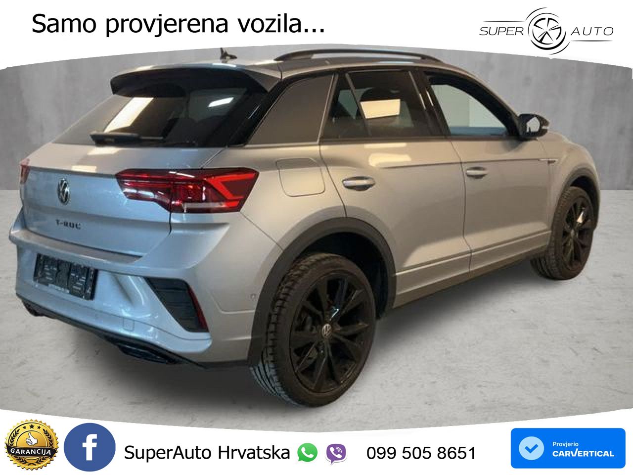 Volkswagen T-Roc 1.5 TSI (150 KS) DSG R-Line LED+GR SJED+ACC