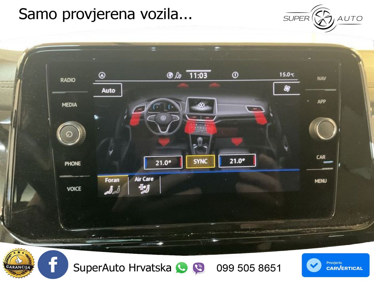 Volkswagen T-Roc 1.5 TSI (150 KS) DSG R-Line LED+GR SJED+ACC