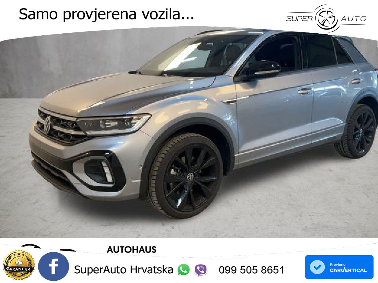 Volkswagen T-Roc 1.5 TSI (150 KS) DSG R-Line LED+GR SJED+ACC