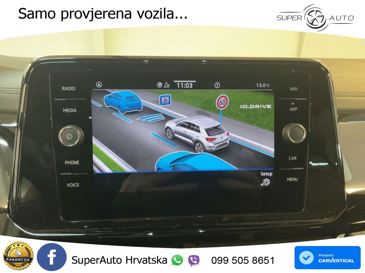 Volkswagen T-Roc 1.5 TSI (150 KS) DSG R-Line LED+GR SJED+ACC