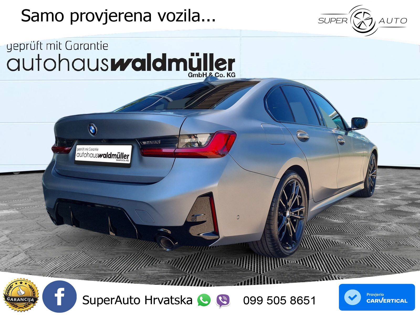 BMW 320d (190 KS) xDrive Steptronic M Sport LED+GR SJED+ACC