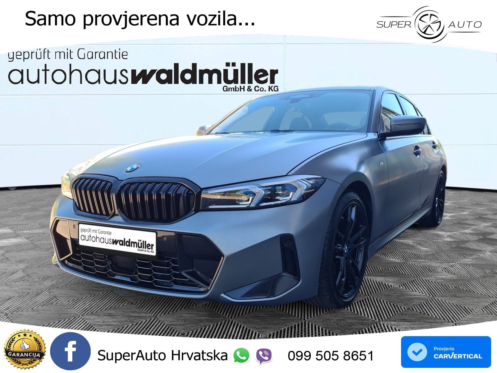 BMW 320d (190 KS) xDrive Steptronic M Sport LED+GR SJED+ACC
