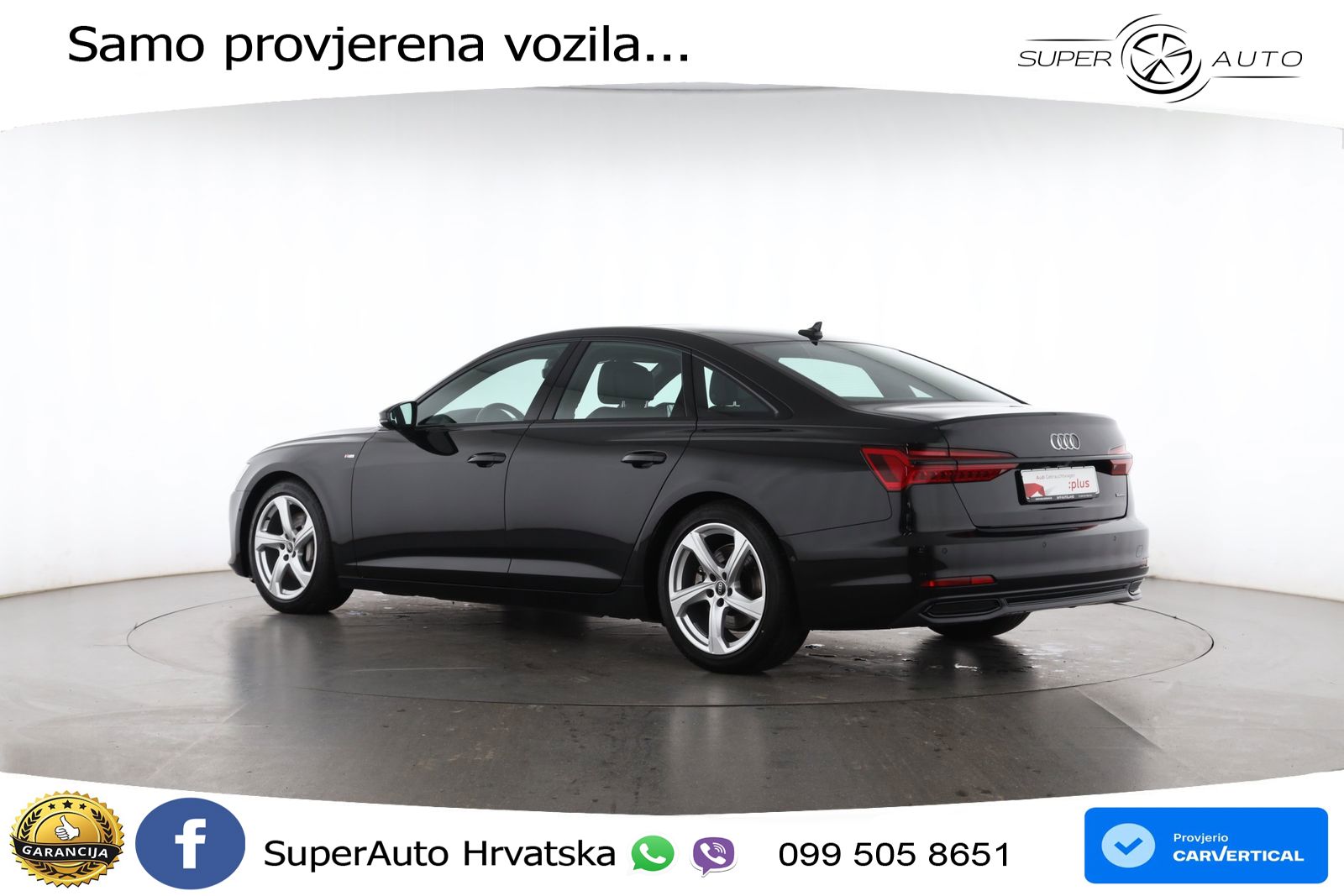 Audi A6 50 TDI V6 (286 KS) quattro tiptronic S line ZRAČNI+ACC+GR SJED+KAM+PANO