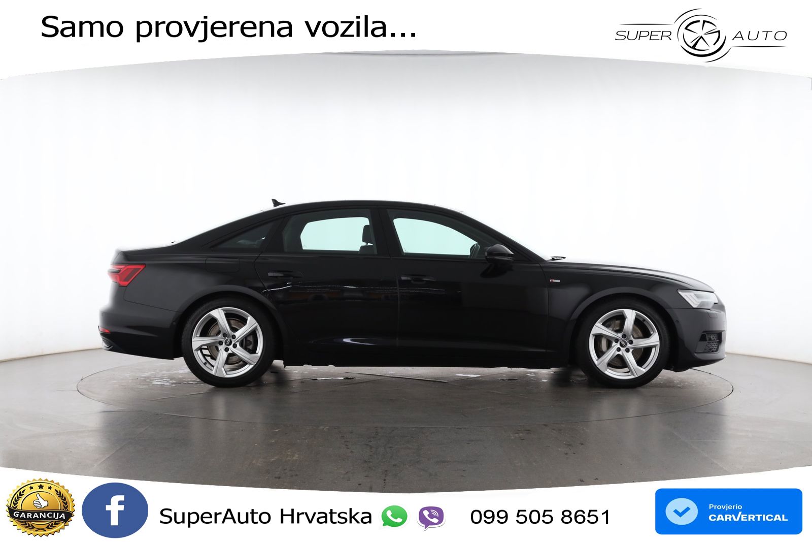 Audi A6 50 TDI V6 (286 KS) quattro tiptronic S line ZRAČNI+ACC+GR SJED+KAM+PANO
