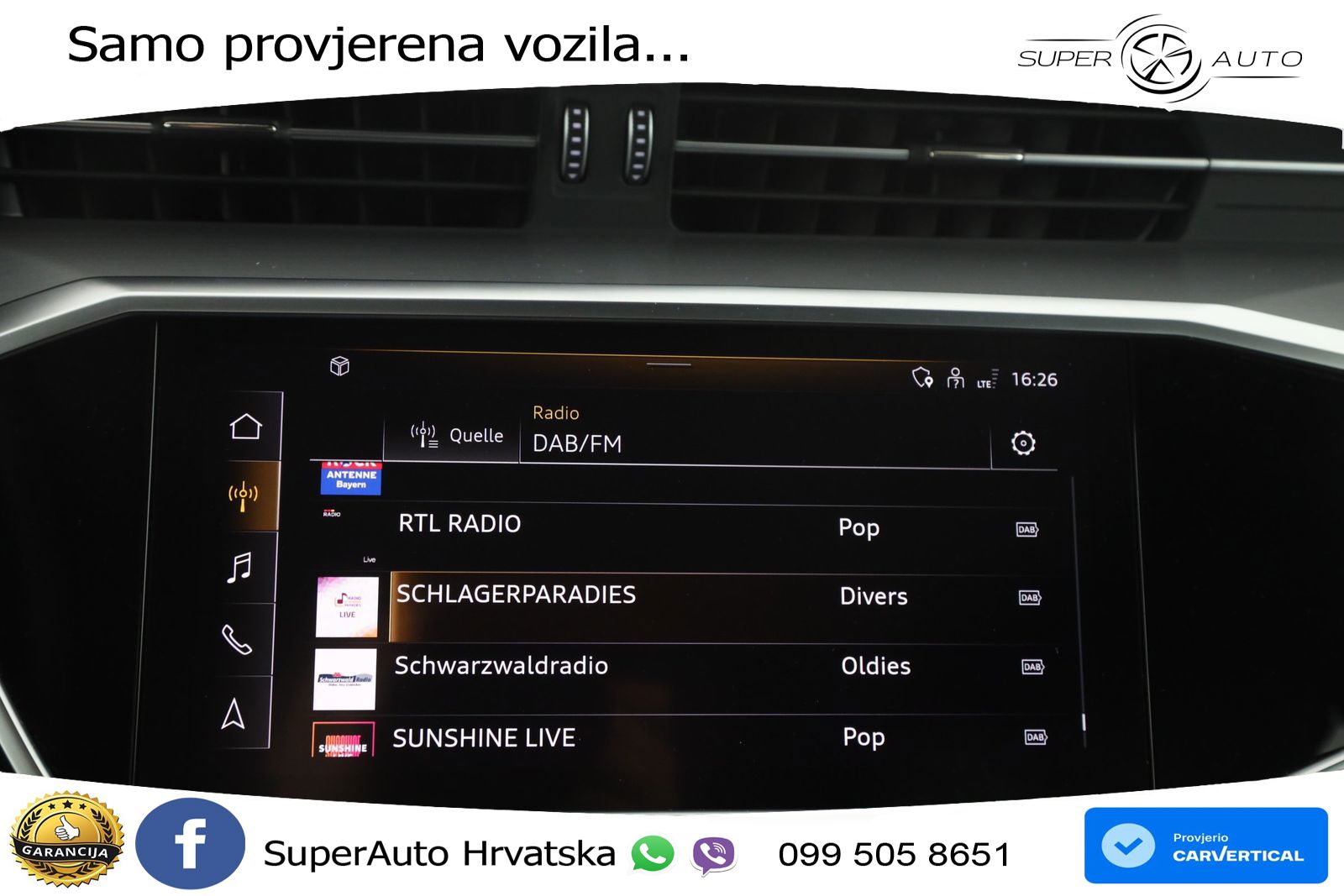Audi A6 50 TDI V6 (286 KS) quattro tiptronic S line ZRAČNI+ACC+GR SJED+KAM+PANO