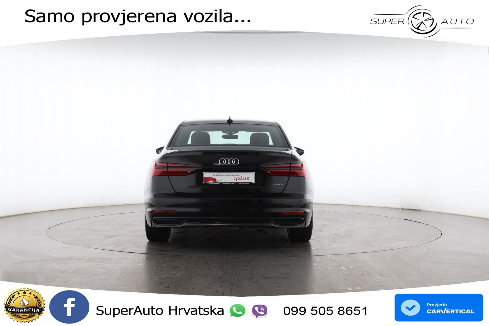 Audi A6 50 TDI V6 (286 KS) quattro tiptronic S line ZRAČNI+ACC+GR SJED+KAM+PANO