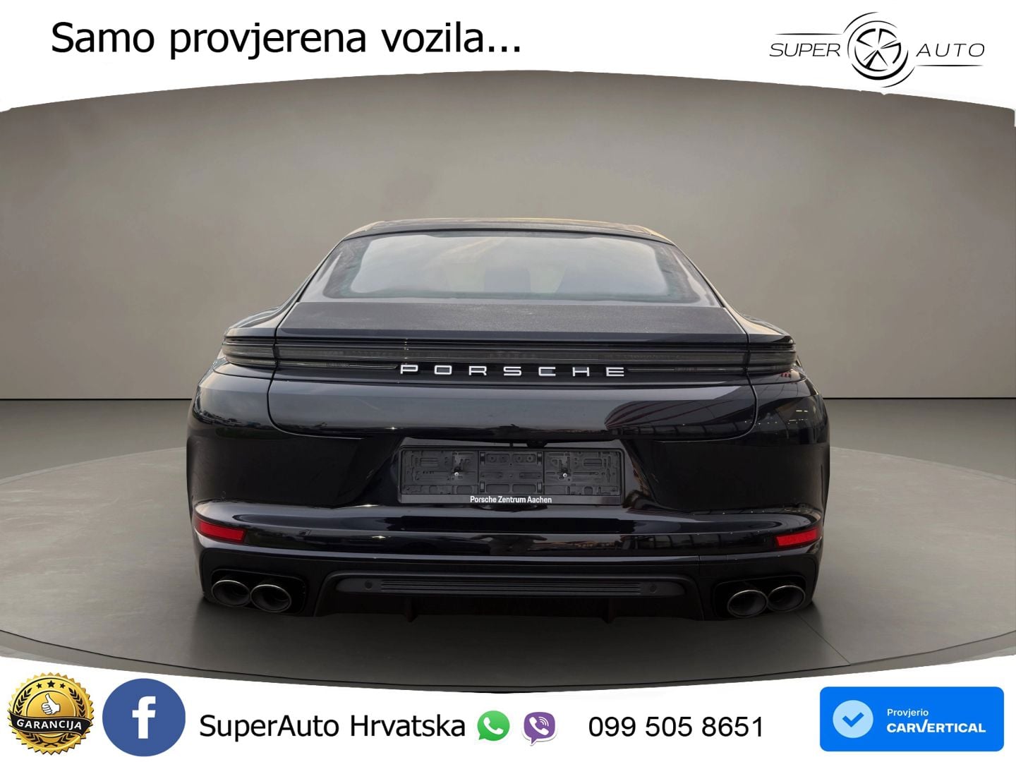 Porsche Panamera 4S 2.9 V6 (544 KS) E-Hybrid PDK ZRAČNI+ACC+GR SJED+KAM+PANO