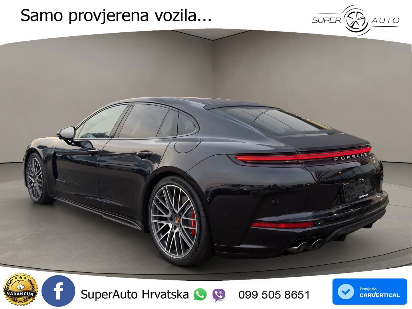 Porsche Panamera 4S 2.9 V6 (544 KS) E-Hybrid PDK ZRAČNI+ACC+GR SJED+KAM+PANO