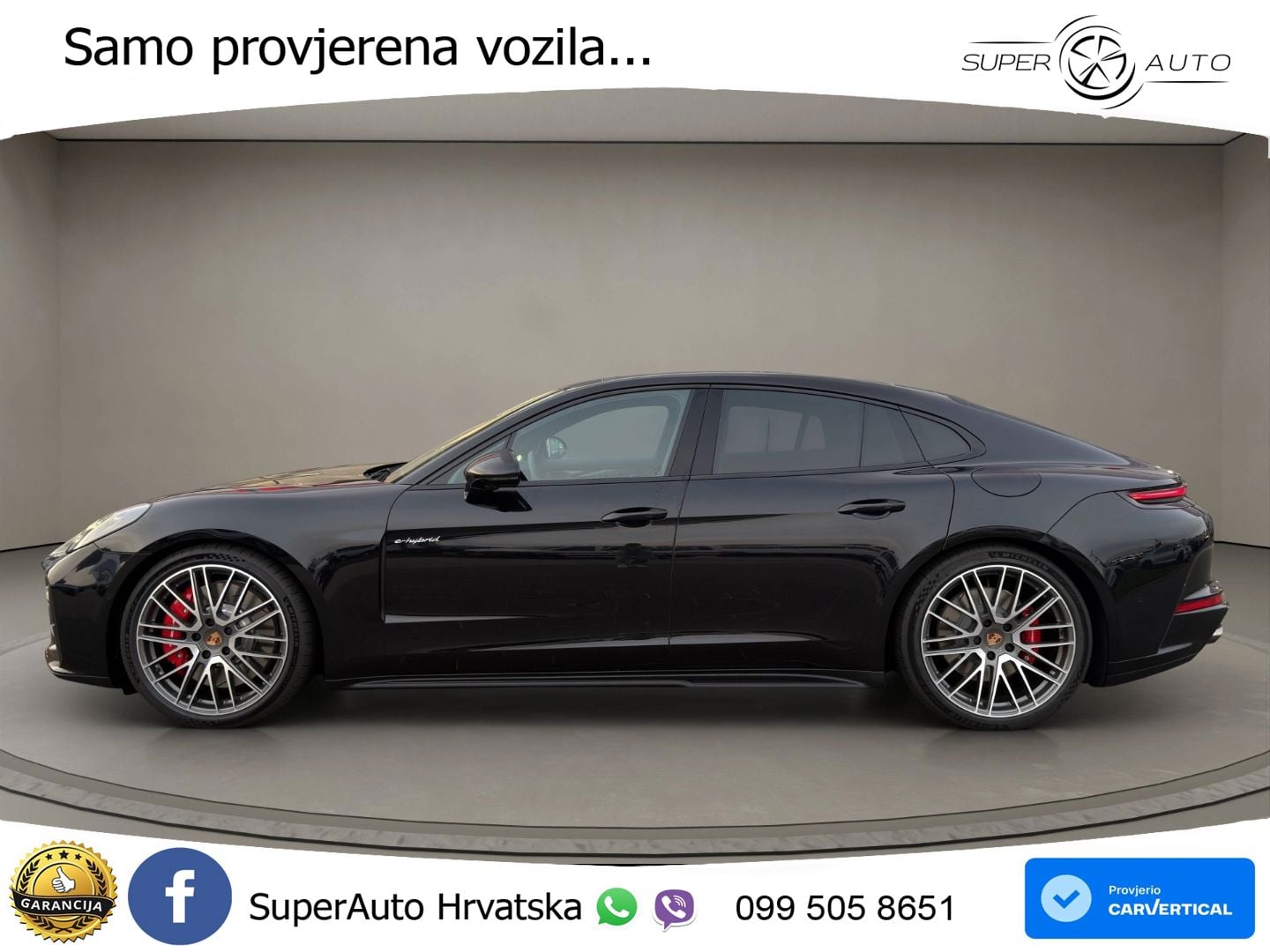Porsche Panamera 4S 2.9 V6 (544 KS) E-Hybrid PDK ZRAČNI+ACC+GR SJED+KAM+PANO