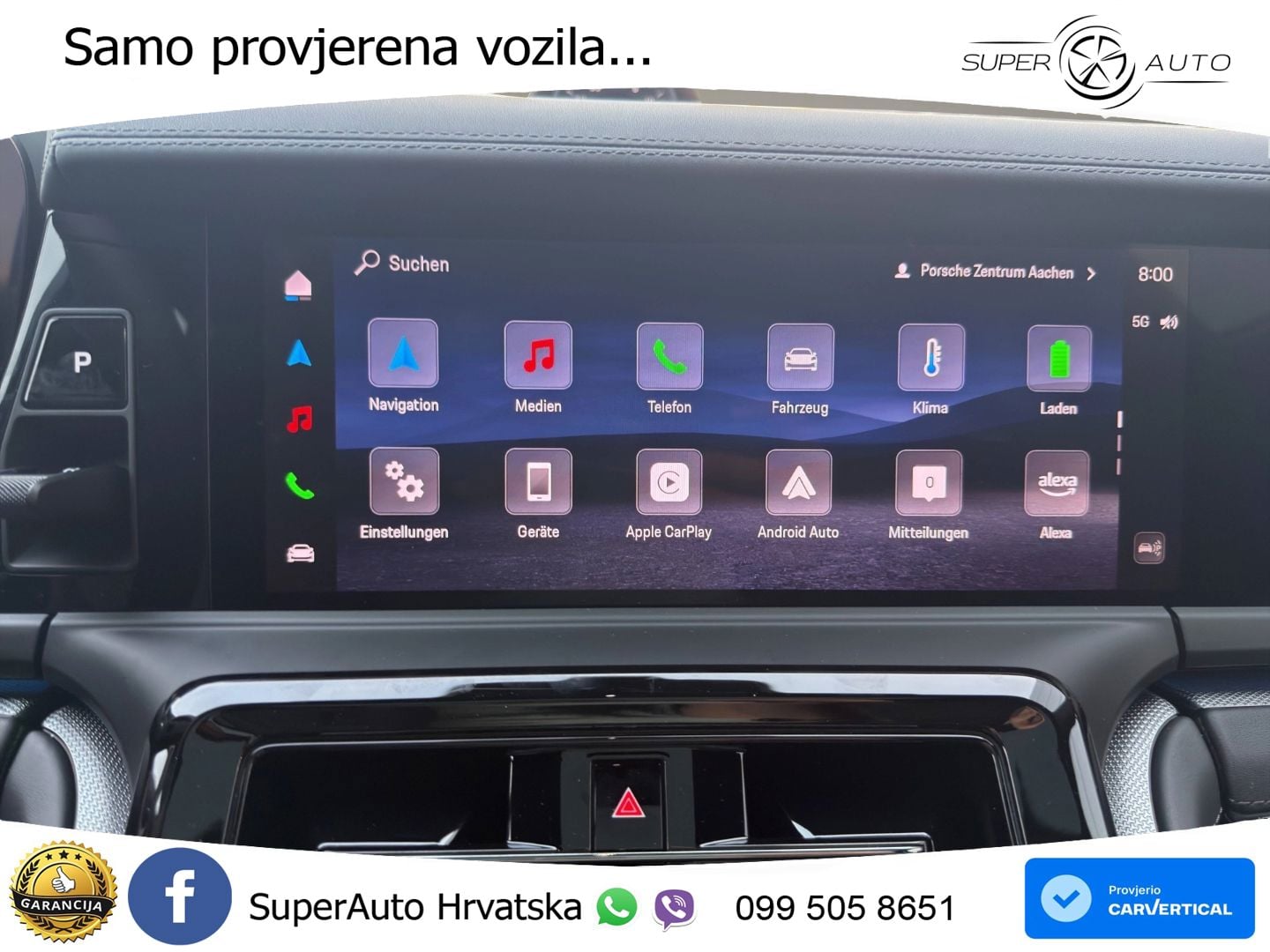 Porsche Panamera 4S 2.9 V6 (544 KS) E-Hybrid PDK ZRAČNI+ACC+GR SJED+KAM+PANO