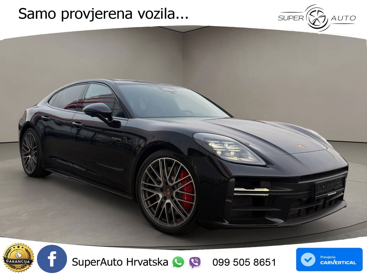 Porsche Panamera 4S 2.9 V6 (544 KS) E-Hybrid PDK ZRAČNI+ACC+GR SJED+KAM+PANO
