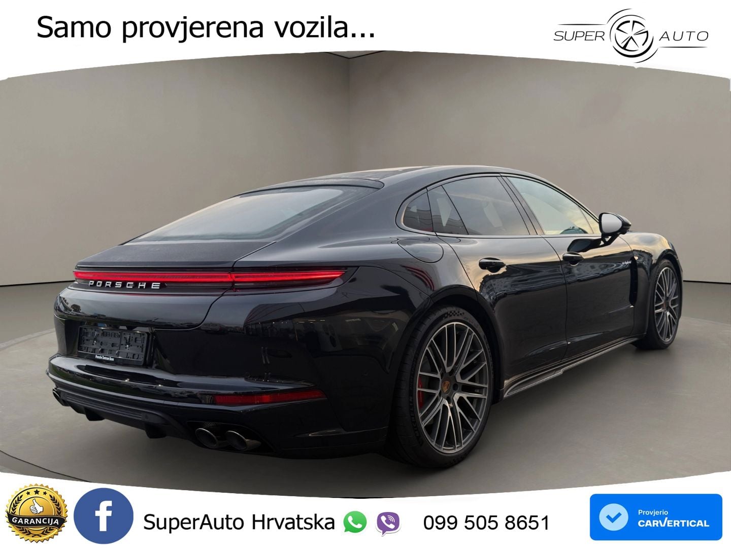 Porsche Panamera 4S 2.9 V6 (544 KS) E-Hybrid PDK ZRAČNI+ACC+GR SJED+KAM+PANO