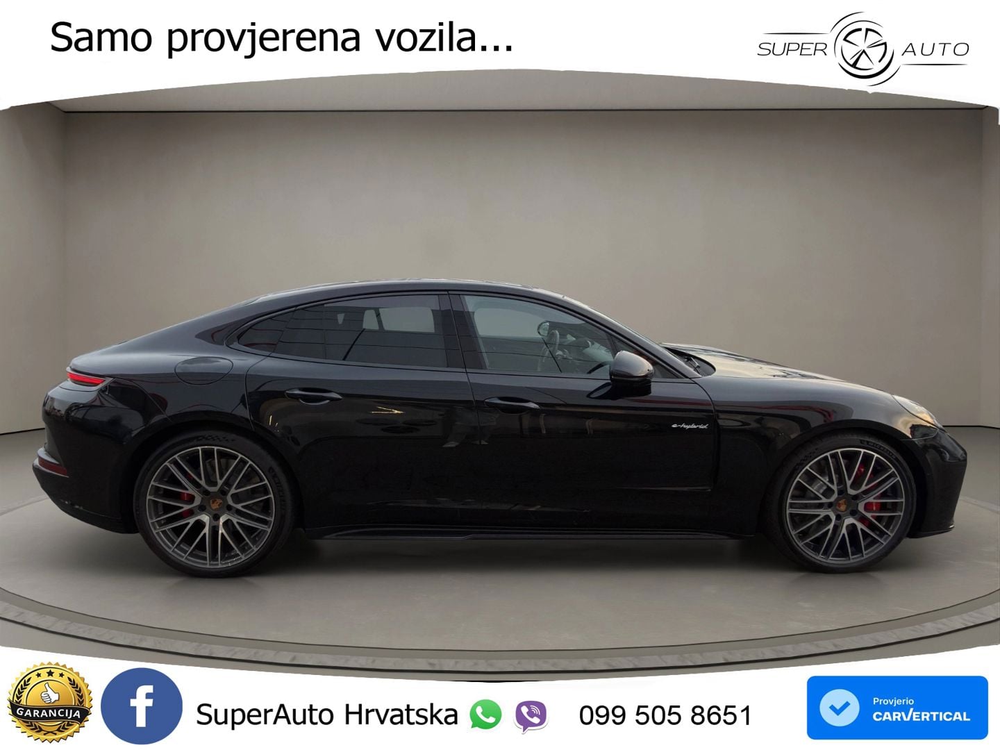 Porsche Panamera 4S 2.9 V6 (544 KS) E-Hybrid PDK ZRAČNI+ACC+GR SJED+KAM+PANO