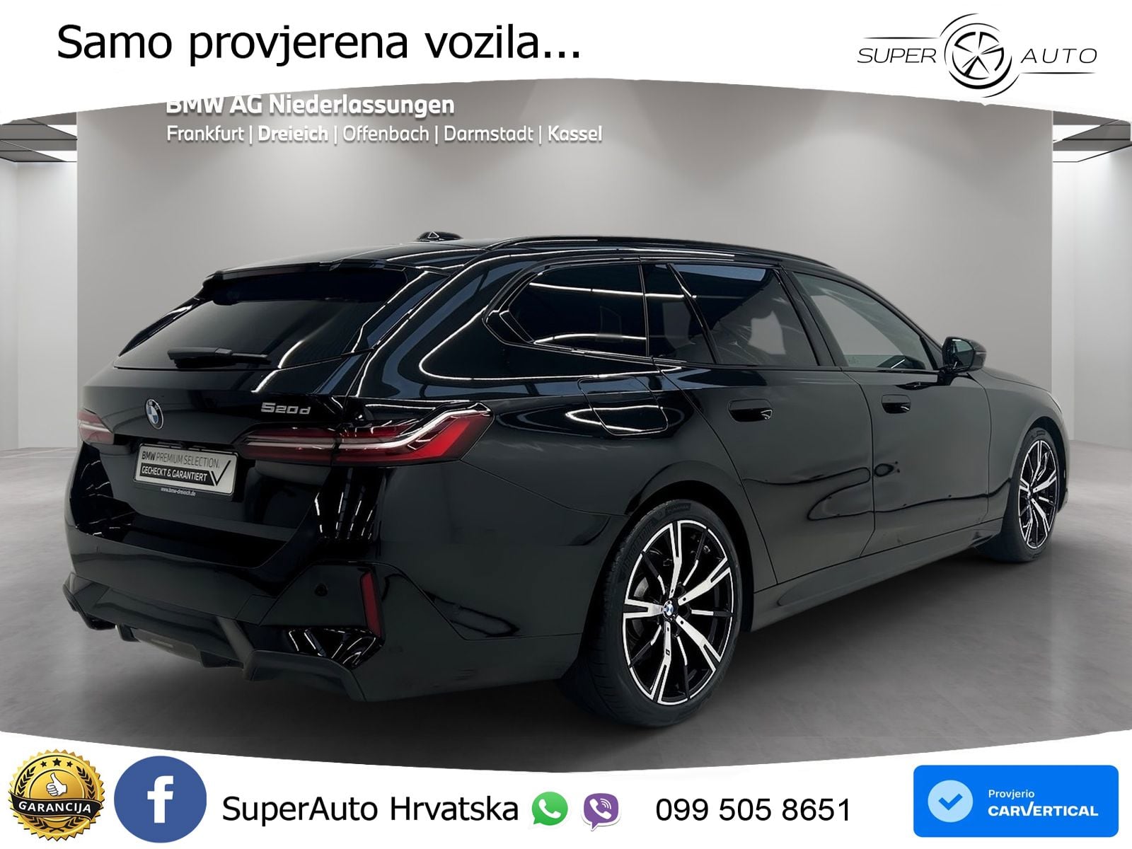 BMW 520d Touring (197 KS) Steptronic M Sport LED+GR SJED+ACC
