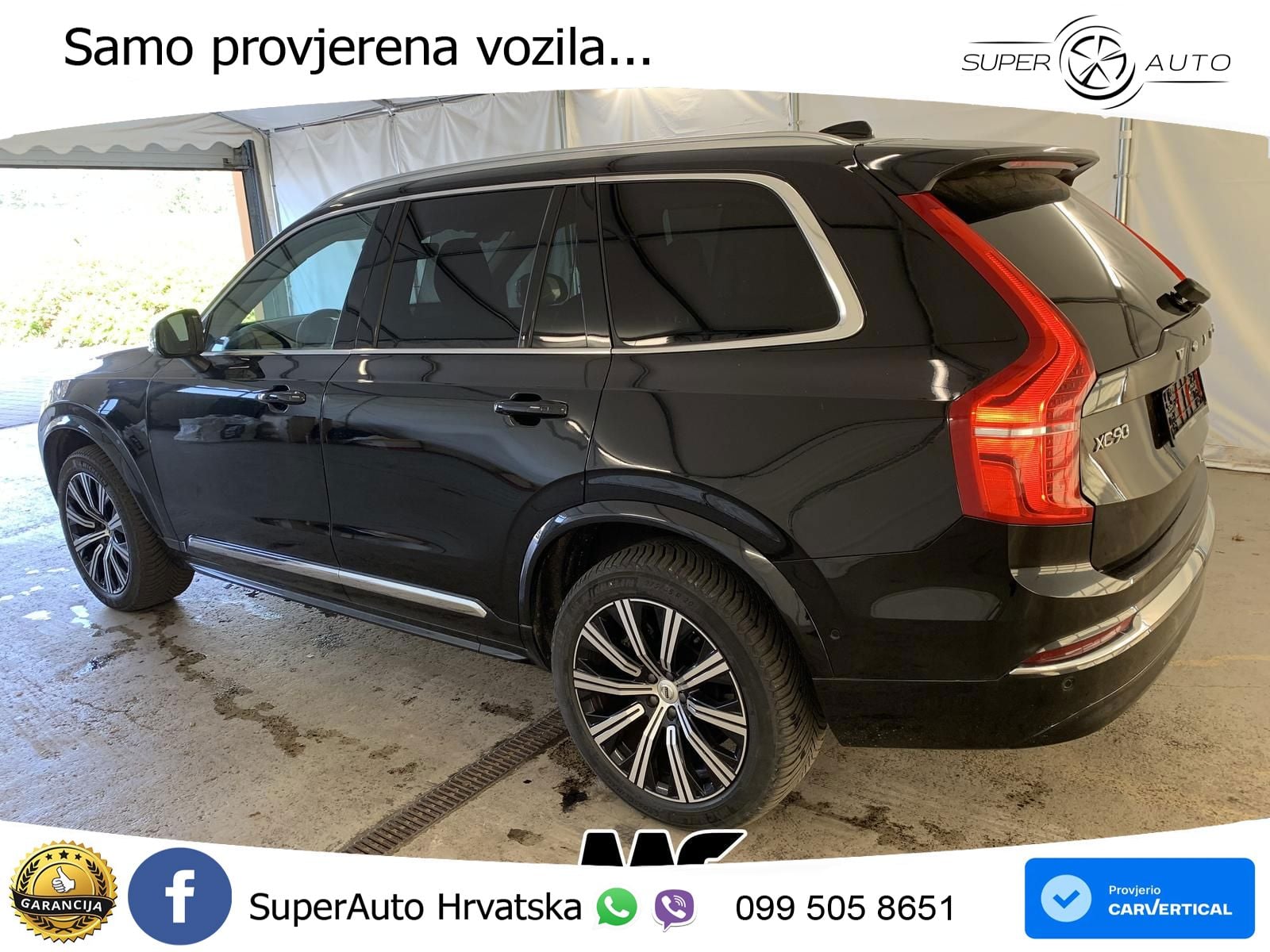 Volvo XC90 2.0 B5 Diesel AWD Automatic ACC+GR SJED+360+PANO