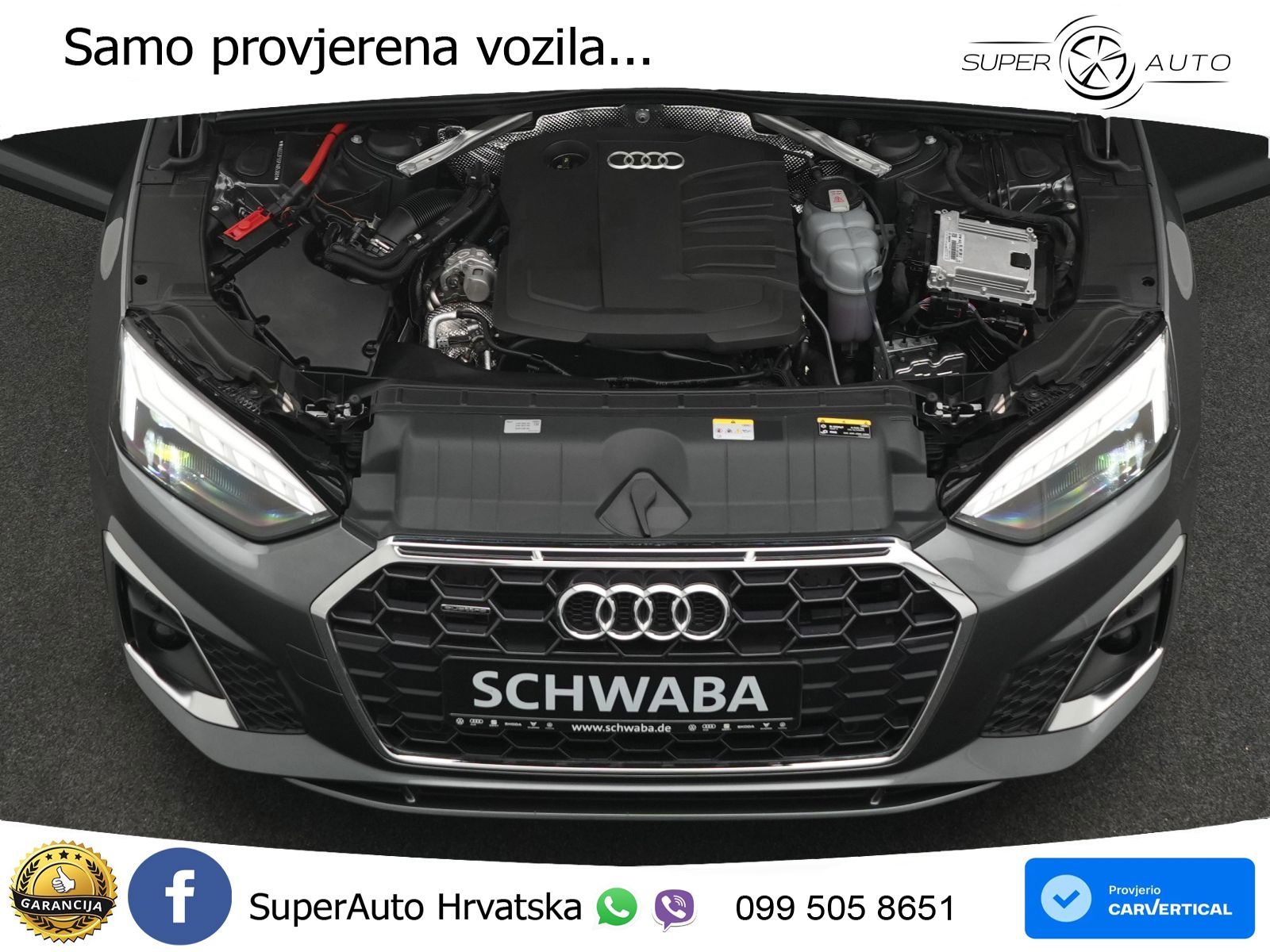 Audi A5 Sportback 40 TDI (204 KS) quattro S tronic 2x S line MATRIX+GR SJED+KAM