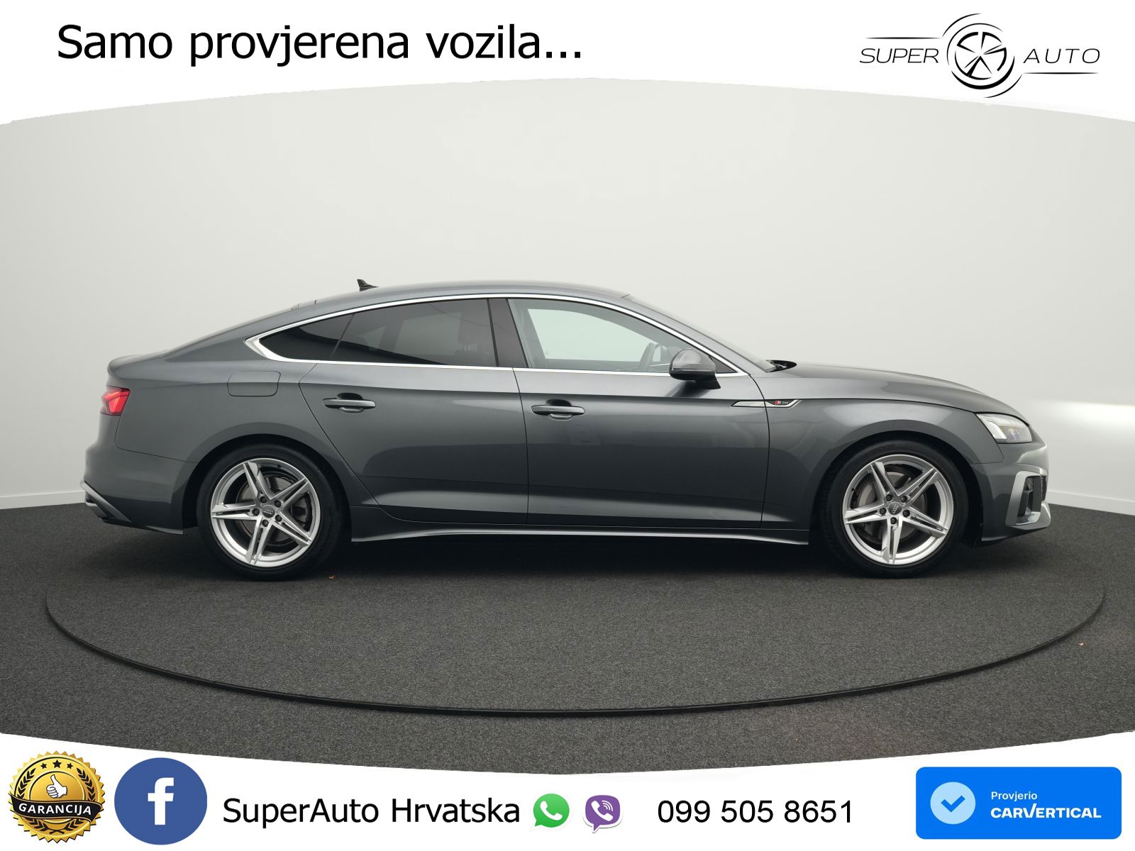 Audi A5 Sportback 40 TDI (204 KS) quattro S tronic 2x S line MATRIX+GR SJED+KAM
