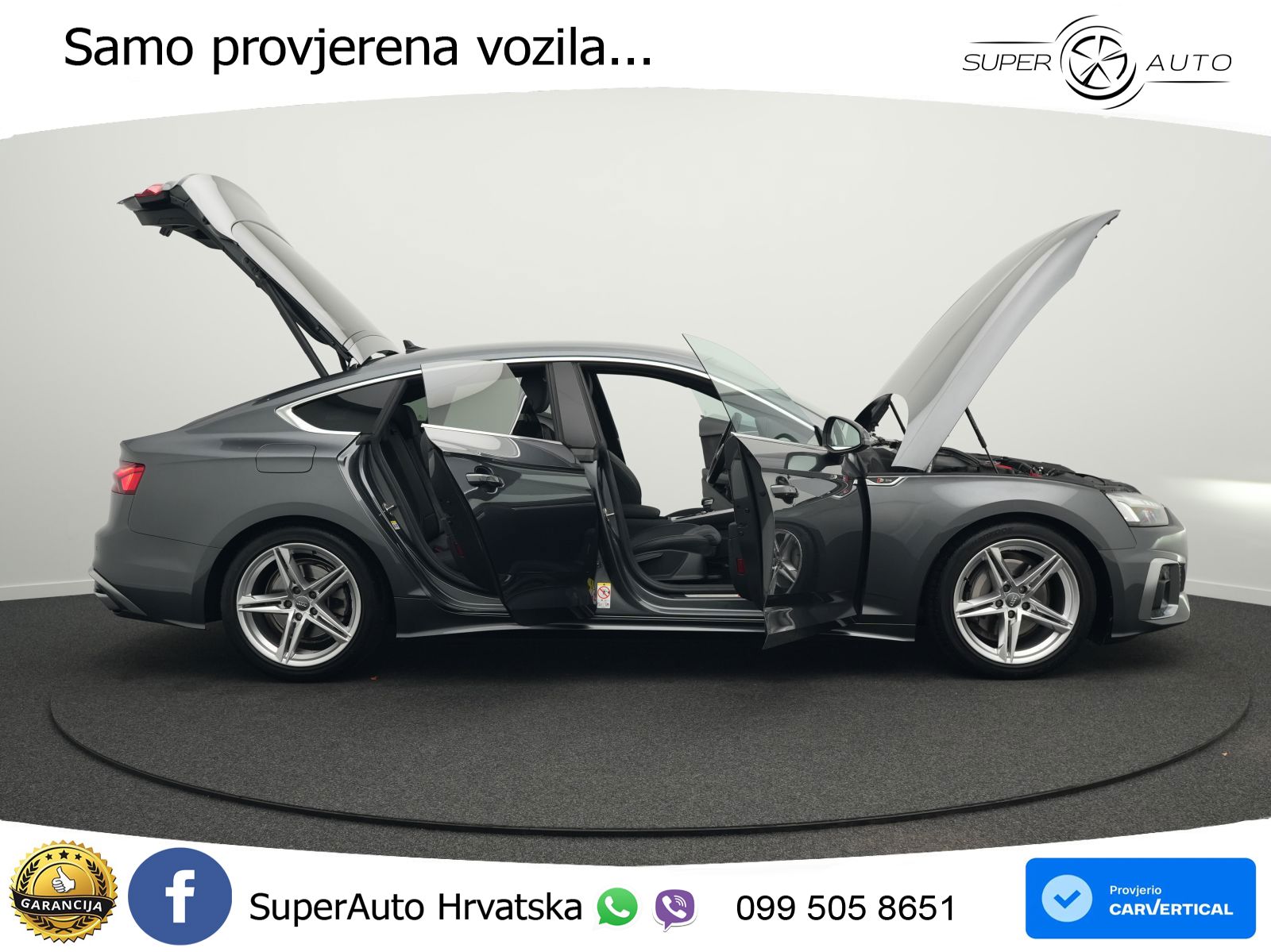 Audi A5 Sportback 40 TDI (204 KS) quattro S tronic 2x S line MATRIX+GR SJED+KAM