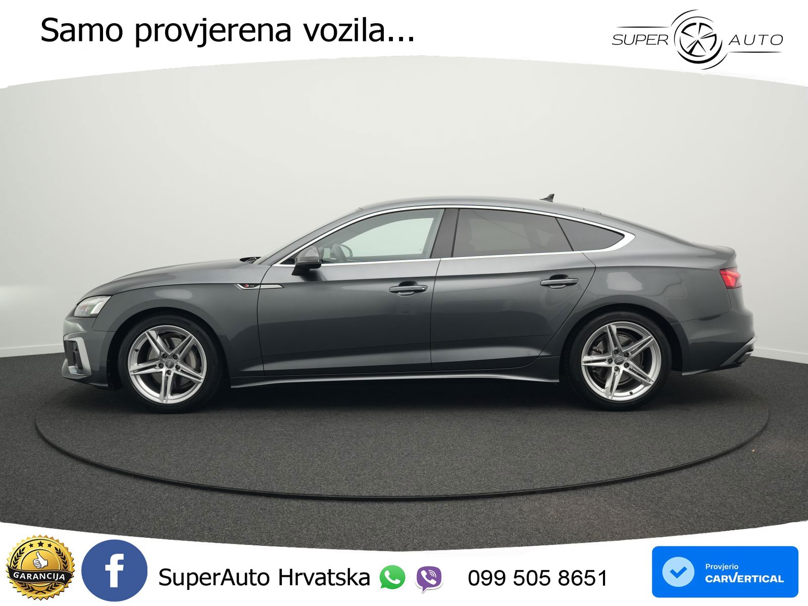 Audi A5 Sportback 40 TDI (204 KS) quattro S tronic 2x S line MATRIX+GR SJED+KAM