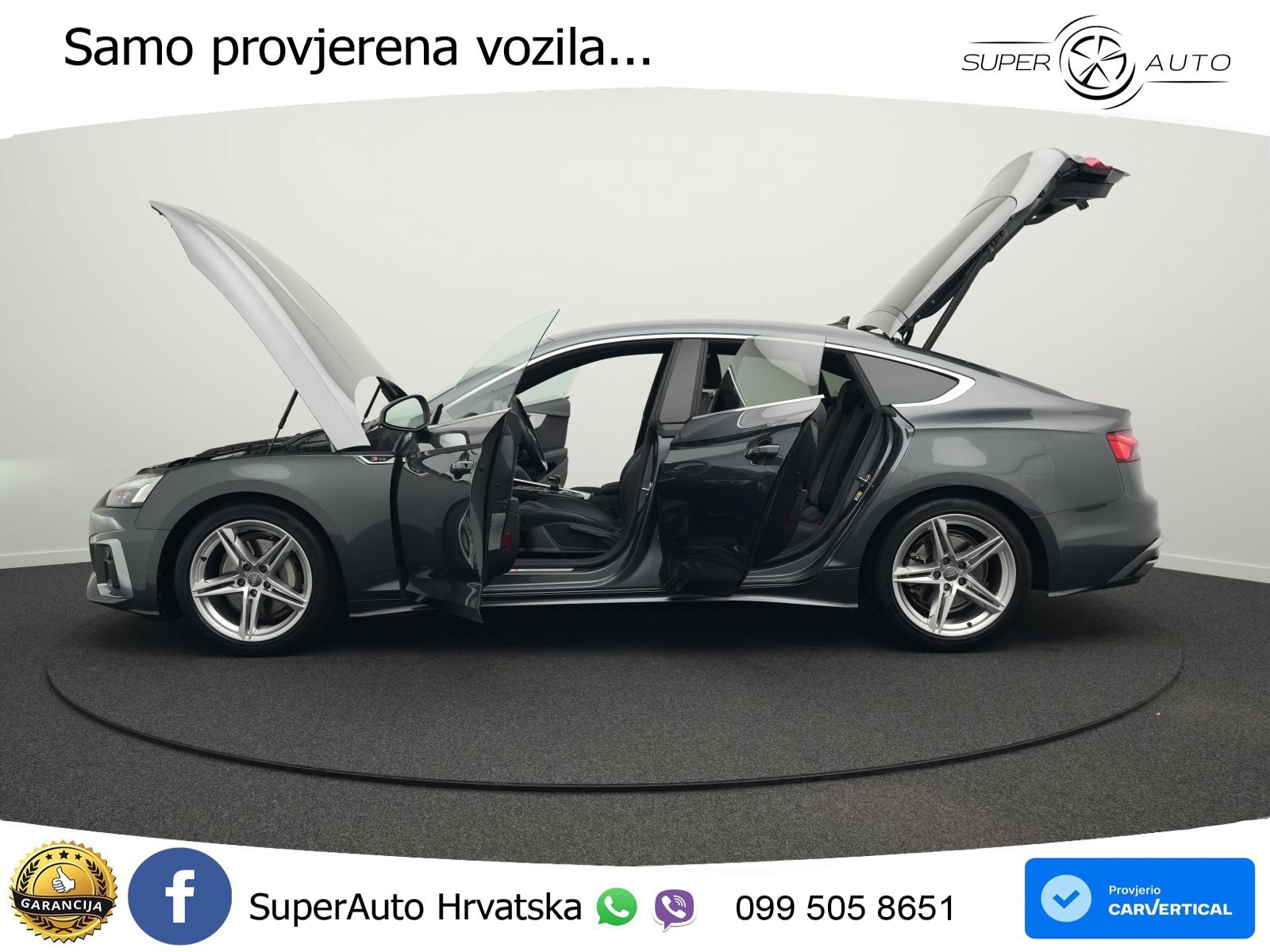 Audi A5 Sportback 40 TDI (204 KS) quattro S tronic 2x S line MATRIX+GR SJED+KAM