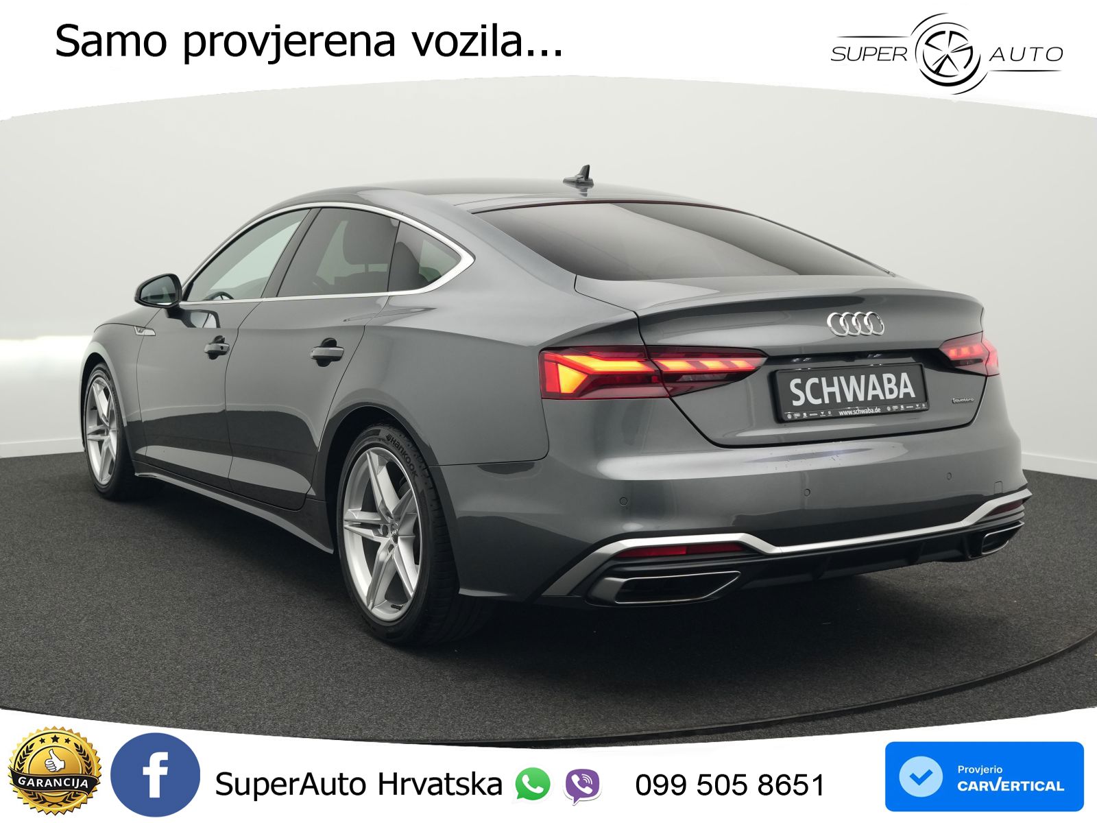 Audi A5 Sportback 40 TDI (204 KS) quattro S tronic 2x S line MATRIX+GR SJED+KAM